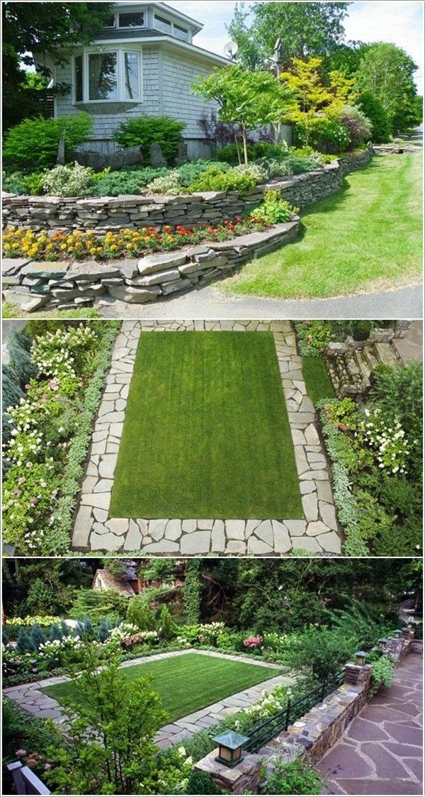 Sử dụng đá cho trang trí vườn
