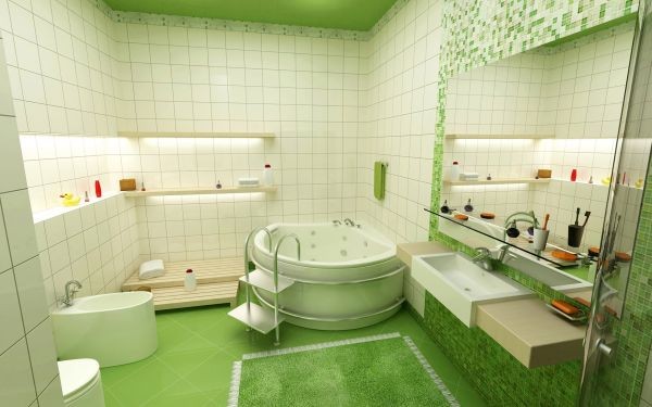 Màu xanh ấn tượng trong trang trí nội thất các phòng
