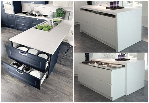 Những ý tưởng làm gọn bếp hiệu quả