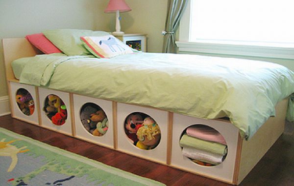 Cách lưu trữ sáng tạo trong phòng ngủ