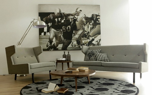 Sofa màu nâu trầm - nét đẹp cổ điển cho phòng khách hiện đại