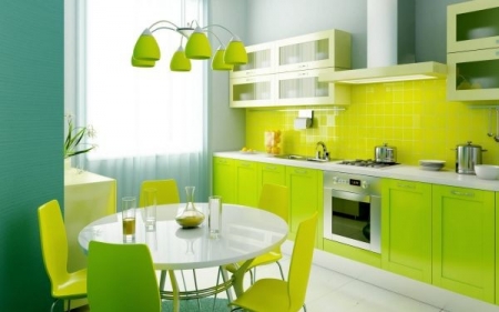 Màu xanh ấn tượng trong trang trí nội thất các phòng