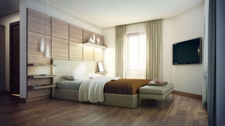 Phòng ngủ đẹp đến từ ý tưởng đồng bộ nội thất