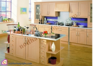 Nội thất phòng bếp:Tủ bếp Melamine hiện đại TBĐ_23