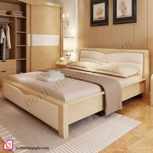 Nội thất phòng ngủ:Giường ngủ gỗ Sồi GN_51
