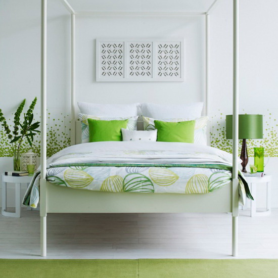 Các thiết kế nội thất cho phòng ngủ mát mẻ vào hè
